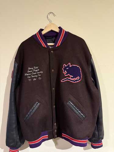 STRAY RATS ジャケット STRAY RATS ストレイラッツ 21AW 10 YR VARSITY JACKET バー
