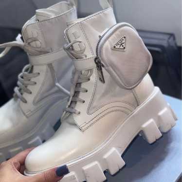 Prada white boots - Gem