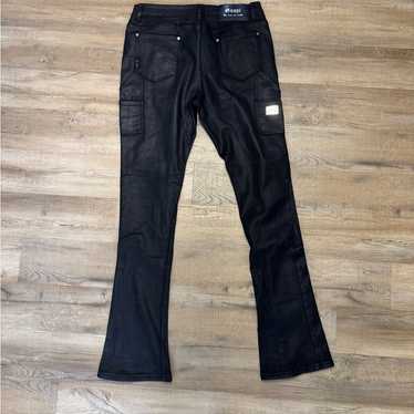 パンツ GUAPI ALL BLACK DISTRESSED BAGGY DENIM distressed_blk_071A9908_2048x_