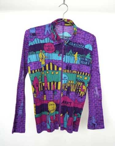 NWOT PLEATS PLEASE ISSEY MIYAKE Zip Collared Jacket, Size XL