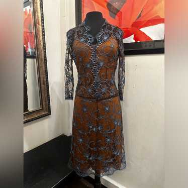 『希少』Collette Dinniganレディース ドレス S シースルー Collette dinnigan lace - Gem