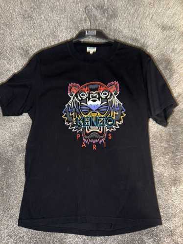 【KENZO】クラシック タイガープリント Tシャツ black/blue KENZO(ケンゾー) / クラシックタイガープリントTシャツ/Tシャツ