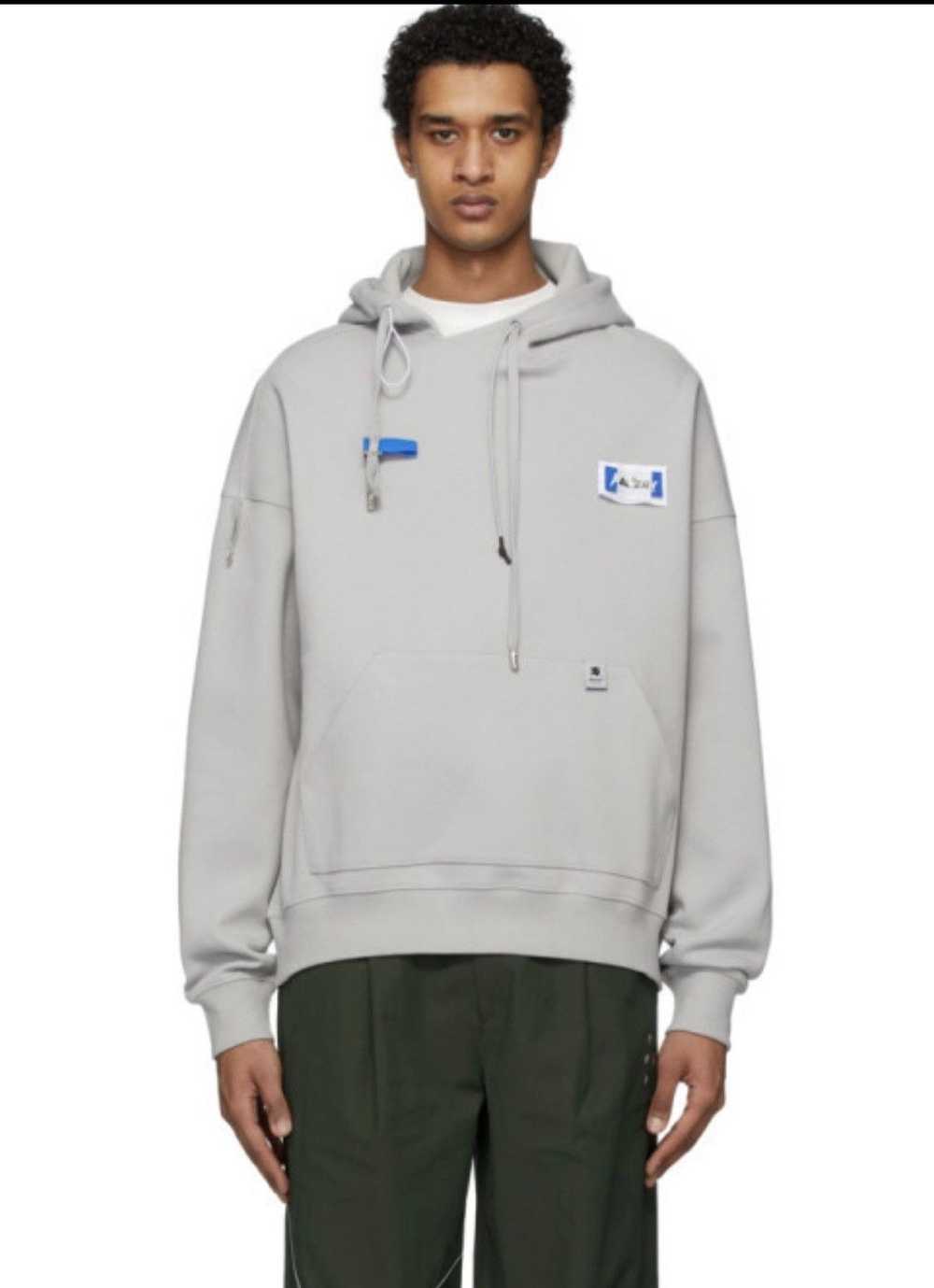 Ader Error Ader error asymmetry grey hoodie - image 1