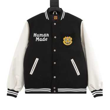 Human Made Men's' Logo Patch Baseball Jacket in Black | LN-CC®