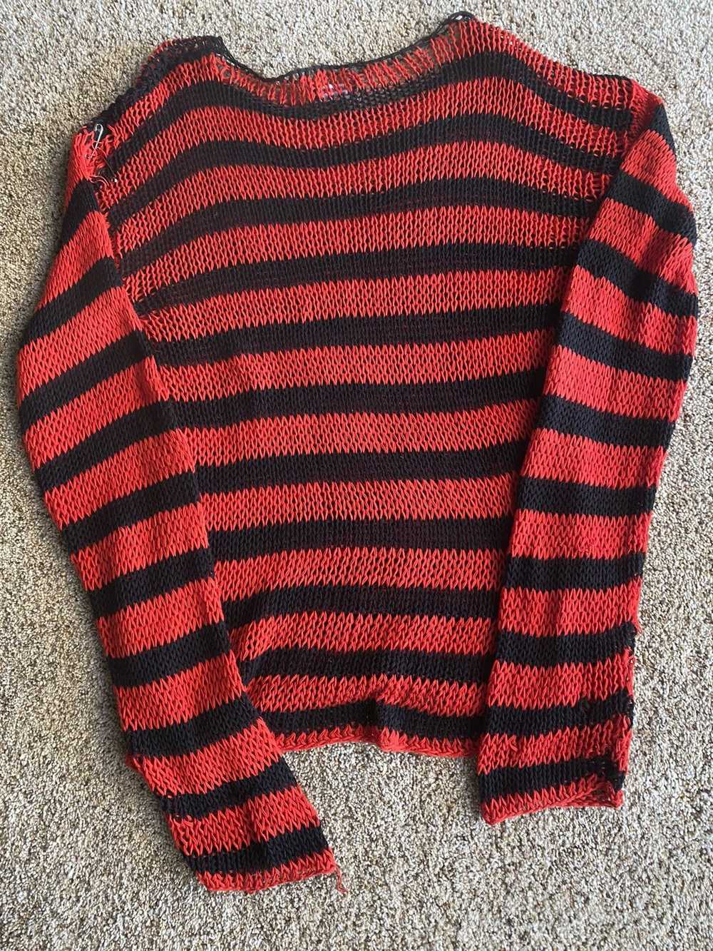 Raf Simons Raf simons Redux SS21 Striped Open Kni… - image 10