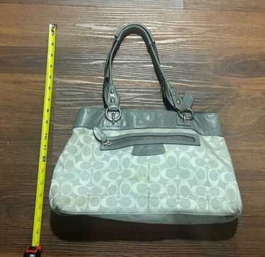 Penelope ターコイズ トートバッグ Coach tote penelope signature - Gem