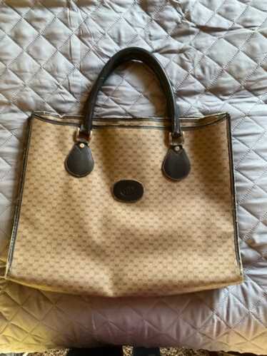 Gucci Tote Vintage Purse, micro GG pattern