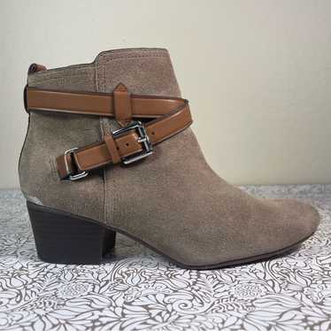 【COACH】レディース＊異素材MIX レザーブーティ Pauline Bootie Coach Pauline Ankle Boots Size 6B black Leather Zipper