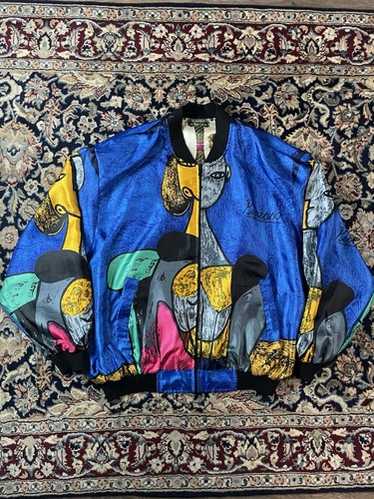 Vintage satin picasso jacket - Gem