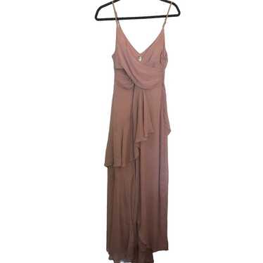 NWT ASOS chiffon asymmetrical ruffle Bridesmaid d… - image 1