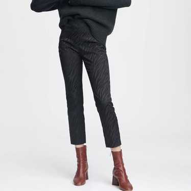 Rag & Bone Simone Pants Zebra Print Jacquard Blac… - image 1