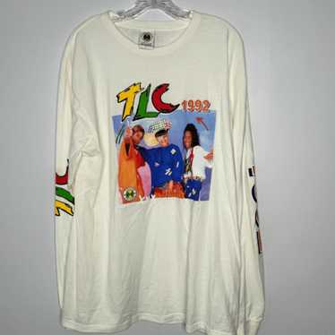 Cross Colours Cross Colours TLC T-Shirt Long Sleeve R&B Soul