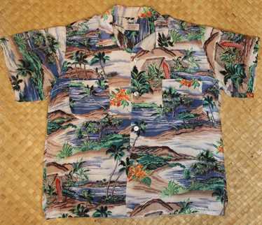 1950s penneys hawaiian rayon - Gem