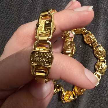 Vintage versace medusa necklace - Gem