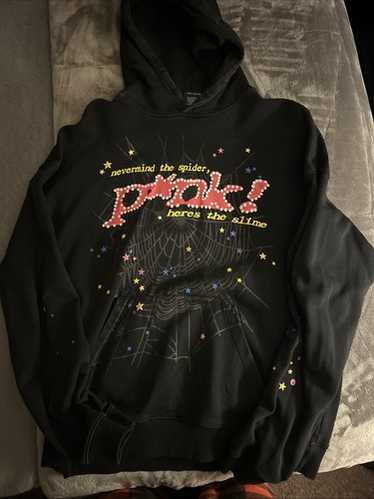 spider sp5derパーカー ブラック サイズs Spider Sp5der P*NK Black Hoodie – Underground Clothing