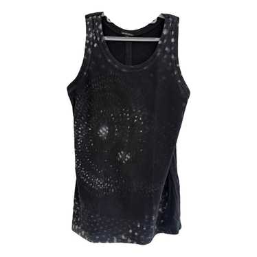 トップス Ann Demeulemeester mesh vest Vintage Ann Demeulemeester Velvet Flocked Mesh Vest – Recess