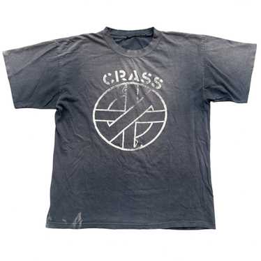 VTG Crass Destroy Power Not People Band T-Shirt sz XL… - Gem