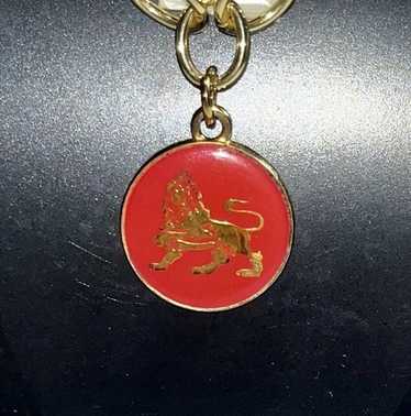 MCM⭐︎ライオンキーホルダー MCM 【中古】MCM アニマルチャーム ライオン バッグチャーム