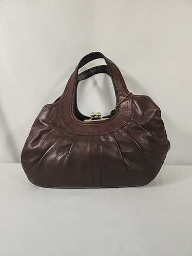 NWOT COACH ERGO PATENT PLEATED FRAME SATCHEL BAG | eBay