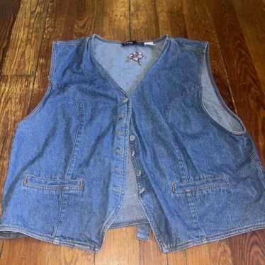 Gloria Vanderbilt Vintage Y2K Genuine   Denim West