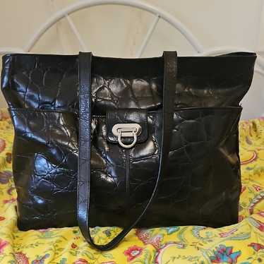Furla tote bag croc - Gem