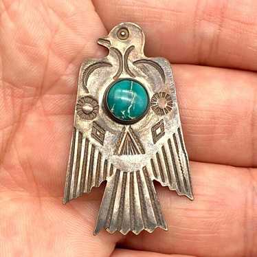 Vintage, navajo, thunderbird, pin - Gem