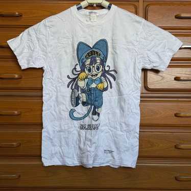 Dr.SLUMP ARALE ビッグプリント Tシャツ ブルー サイズM Dr