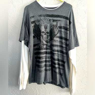 TONY HAWK スカルデザイン Tシャツ M Tony Hawk スケートボード Tシャツ Mサイズ - メルカリ