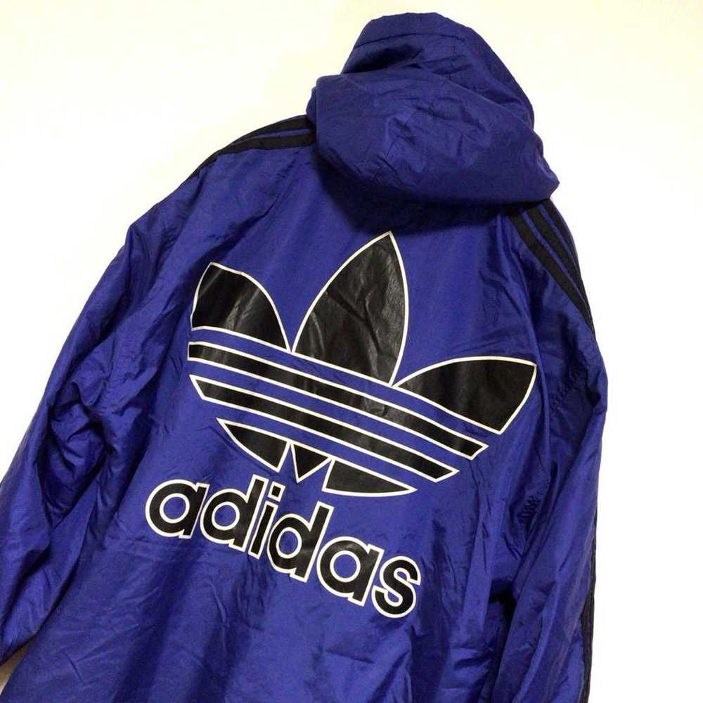 90s〜adidas down bench coat three stripes Vintage 90's
