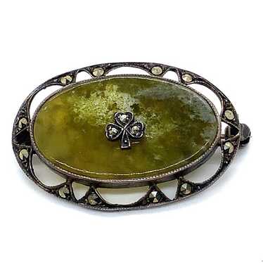 CONNEMARA MARBLE ブローチ Amazon | Tara Brooch Connemara Marble Made in Ireland