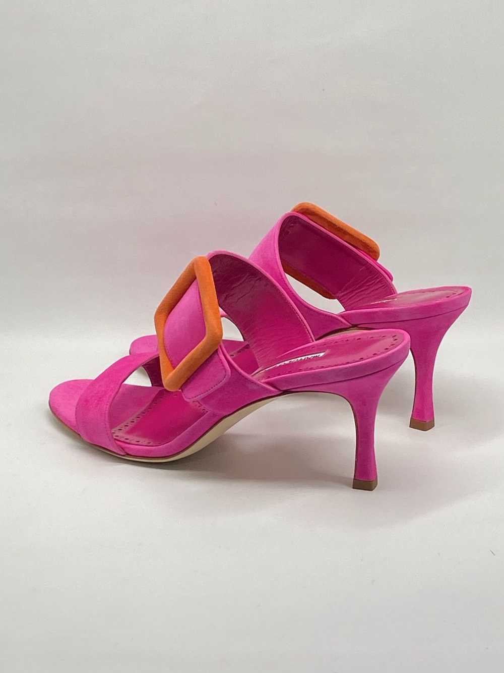 Manolo Blahnik◆GABLE◆スエードミュール 70mm MANOLO BLAHNIK Gable 70 スエード ミュール バックル付き | NET
