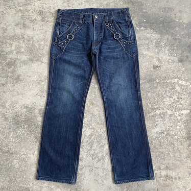 パンツ vintage nicole zip gimmick design denim Nicole Jeans Distressed Vintage Nicole Club for Men Denim