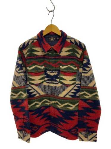 RRL Valero Denim Jacquard Trucker Jacket - Indigo/Yellow/Tan