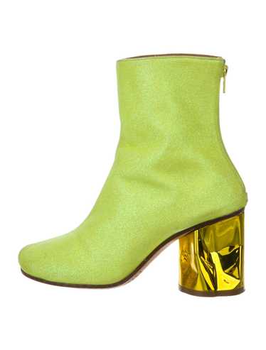 ブーツその他 MAISON MARGIELA GLITTER BOOT WITH CRUSHED HEEL Vtg NEW MAISON MARGIELA GREEN GLITTER BOOTS 37 | eBay