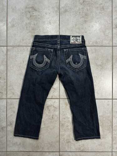 True Religion Womens Joey Super T Double Stitch Jeans Size