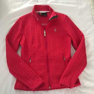Nwot Spyder Pink Cable Knit Core Jacket