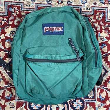 90s JANSPORT Made in USA 緑色 90S MADE IN USA JANSPORT BACKPACK – KNEW STORE