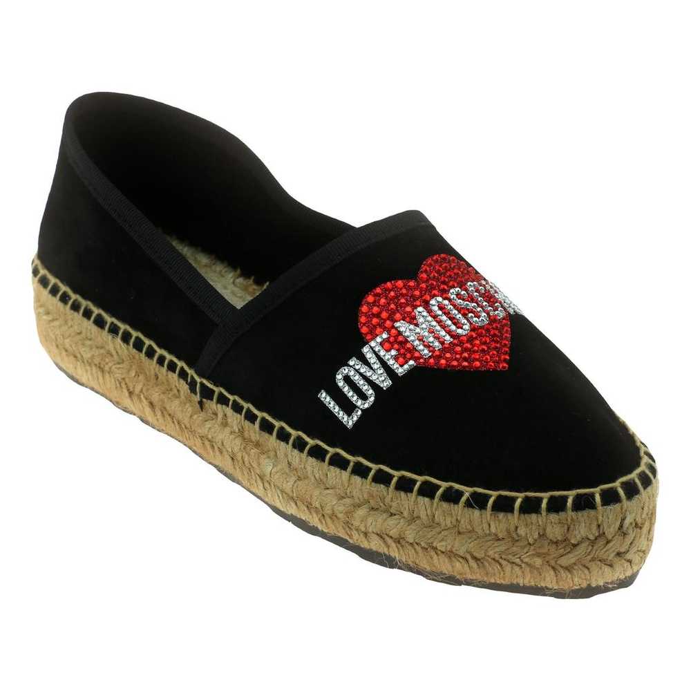 Moschino Love Leather espadrilles