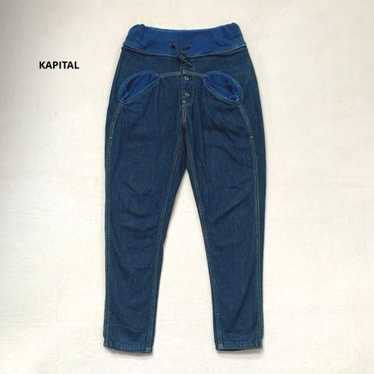 Kapital Size M Sarouel Pants Slim Tapered Denim Indigo From