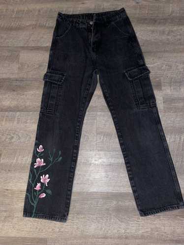 Hand painted jeans - Gem Hand painted jeans - Gem