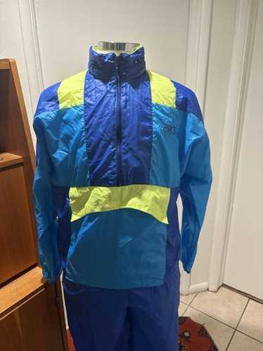 ウォーキング・ランニングウェア archive 80s asics set-up blouson nylon ウォーキング・ランニングウェア archive 80s asics set-up