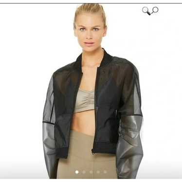 Alo Yoga Black Translucent Jacket - Gem