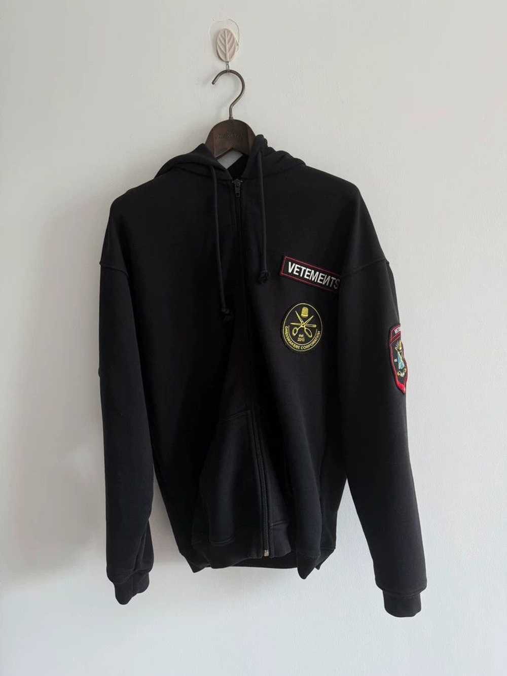 Vetements vetements Police Officer Show Style Zip Hoodie 2503-Nextarr