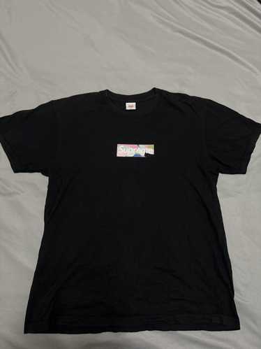 Supreme Emilio Pucci Box Logo Tee Black/Blue Men's - SS21 - US