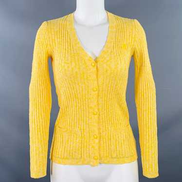 Courrèges | Vintage 1980s Wool Cardigan | Burgundy/white