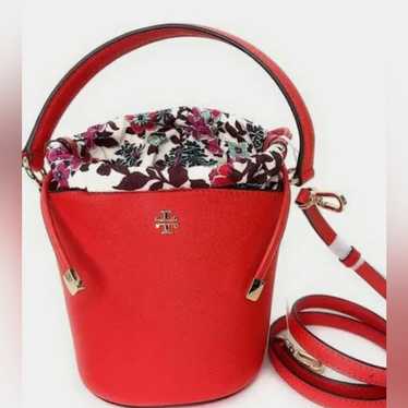 25年★Tory Burch Emerson Woven Mini Bucket Bag 160648 NEW Tory Burch Emerson Woven Mini Bucket Bag 160648 | eBay