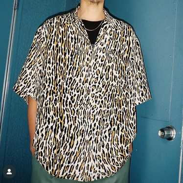 木村着用WACKO MARIA LEOPARD HAWAIIAN SHIRT Wacko maria leopard hawaiian - Gem