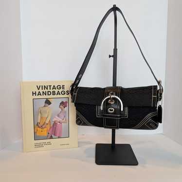 バッグ vintage coach Soho Hobo hand bag flap s-l400.jpg