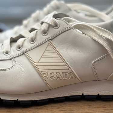 スニーカー PRADA WHITE MESH SNEAKERS Prada White Sneaker - Gem
