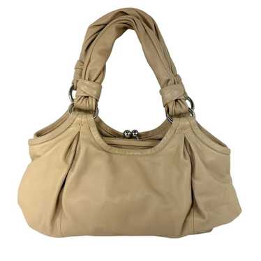 Vintage Coach Parker Hobo Black Leather Satchel Kiss Lock